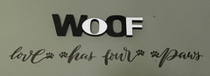 Woof Sign