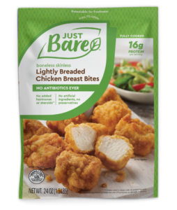 Just Bare Lighting Breaded Chicken Breast Bites